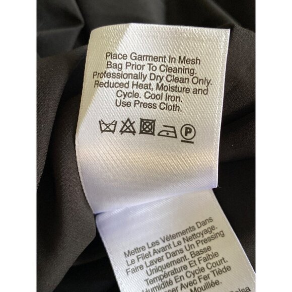 DKNY Colorblock Optical Illusion Shift Dress, Black and Blue Women's Size 10 - Picture 10 of 10